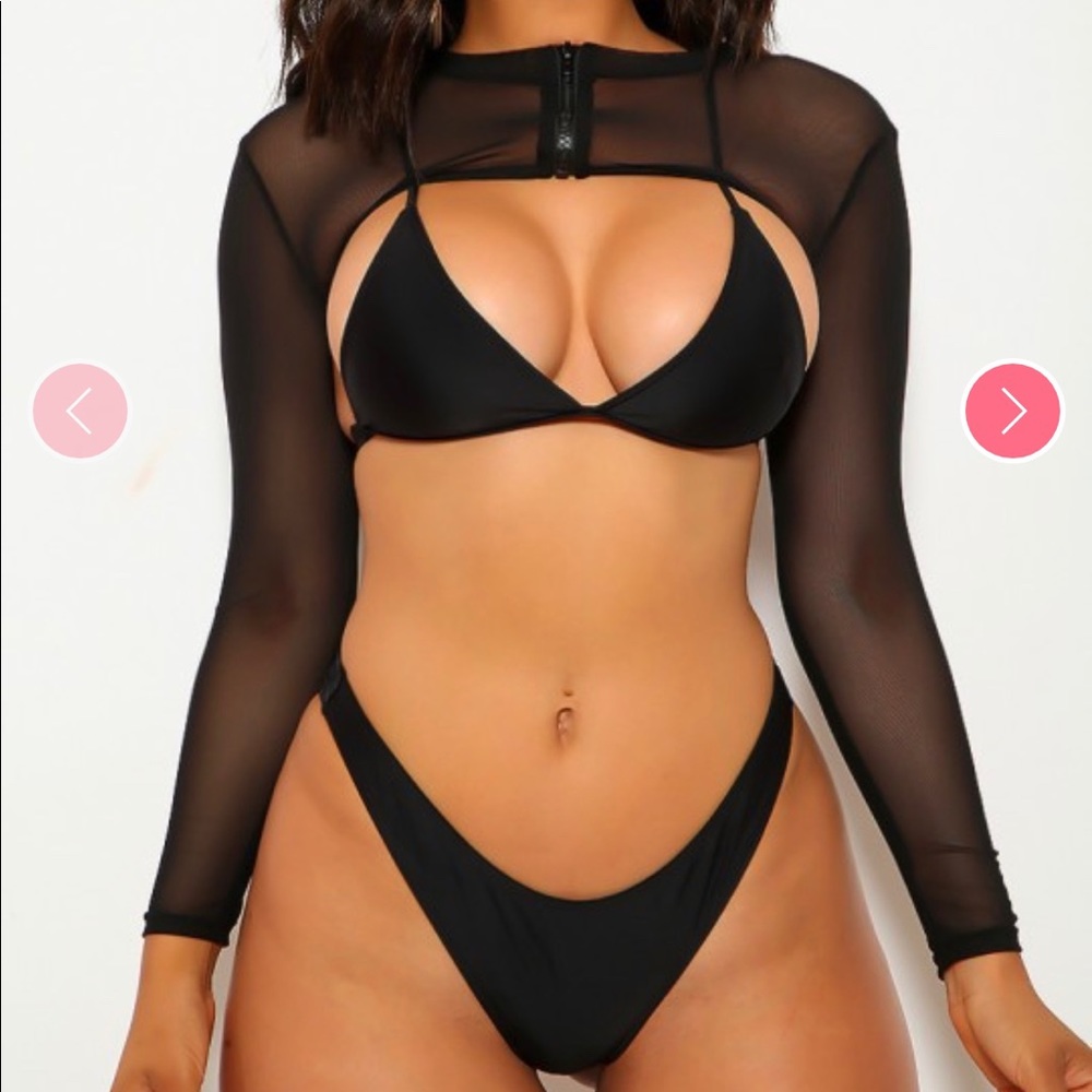 3 Piece Black Bikini